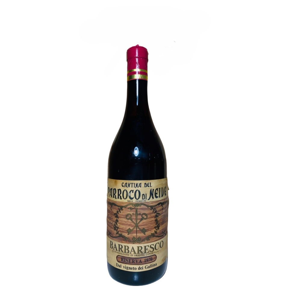 Parroco di Neive, Barbaresco Riserva Gallina 1970, Bottiglia 750 ml